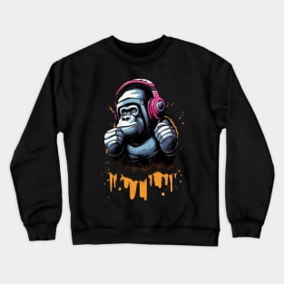 Crazy Cool Monkey Crewneck Sweatshirt